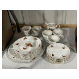 Gold Trim West Germany Dish Set