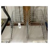 2 Chrome Vintage Record Holders