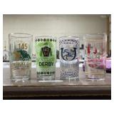 4 KY Derby Glasses