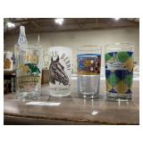4 KY Derby Glasses