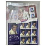 One Lot of Elvis Presley Stamps