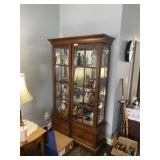 Jasper Lighted Curio Cabinet