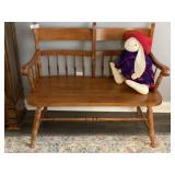 Tell City Double Seat Bench & Rabbit