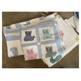 3 Children's Handmade Quilts