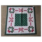 Red/ Green Christmas Handmade Quilt