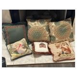 Large Bag of Assorted Decorator Pillows