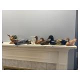 7 Duck Decoys & Vase
