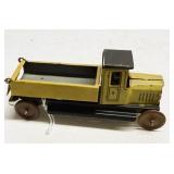 Antique George Fischer Tin Dump Truck Toy