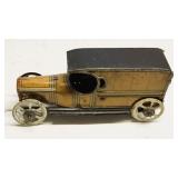 Antique Georg Fischer Tin Delivery Van Penny Toy