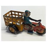 Marx 'Speed Boy Delivery' Wind-Up Motorcycle Toy