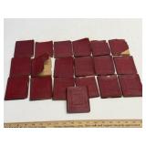 Vintage Little Leather Library Miniature Book Lot