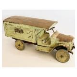 Vintage Buddy L Pressed Steel Delivery Truck