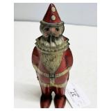 Antique Tin Wind-Up Santa Claus Toy
