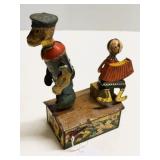 Vintage Marx Popeye & Olive Oyl Tin Wind-Up Toy