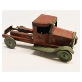 Antique Pressed Steel Flatbed Truck Toy