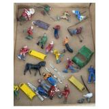 Vintage Christmas and Winter Sports Toy Figures