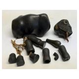 Antique Composition Elephant Toy