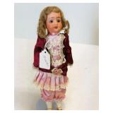 Antique 10' German Bisque Head Doll