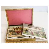 Antique Children's Wooden Block Puzzle