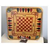 Vintage Wooden Carrom Game Board