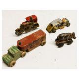 Group of Antique Toy Vehicles & Pull Toys