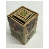 Antique Victorian Wooden Nesting Blocks