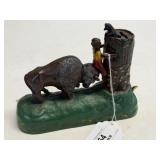 Cast Iron Buffalo Boy Mechanical Bank