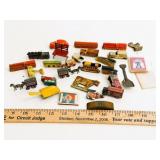 Large Vintage Tin Litho Penny Toy & Miniature Lot