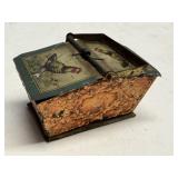 Antique German Tinplate Penny Toy Container