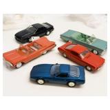 5 Die-Cast & Plastic Classic American Car Models