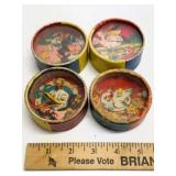 Vintage Wooden Dexterity Puzzle Games