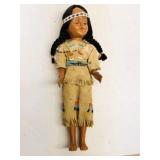 11' Native American Composition Souvenir Doll