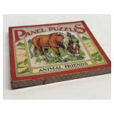 Vintage Animal Friends Wooden Picture Puzzle Set