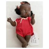Antique 1930s Black Composition Topsy Toddler Doll