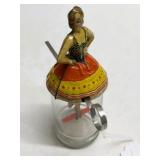 Vintage Marx Spinning Ballerina Wind-Up Toy