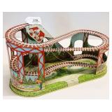 Vintage Chein Tin Lithograph Roller Coaster Toy