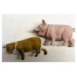 Vintage Papier-Mché Farm Animal Candy Containers