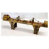 Antique Louis Marx & Co. Tin Toy Bridge