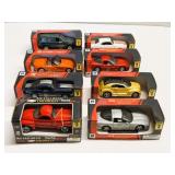 8 Boxed Die-Cast Cars