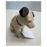 Vintage Cast Iron Terrier Dog Coin Bank