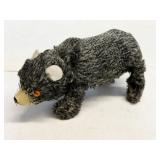 Vintage Plush Bear Wind-Up Toy