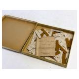 Antique Milton Bradley Card Game Set