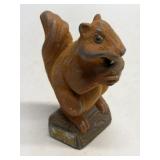 Vintage Squirrel Nut-Eating Cast Iron Still Bank