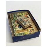 2 Antique Wooden Picture Blocks Puzzle Set