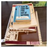 Lot of Books & Atlas'