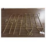 4 Wrought Iron Plate Hangers