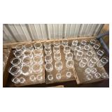 3 Flats of Matching Stemware