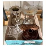 Lot of Assorted Candle Holders