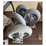 Lot of 4 Caster Wheels
