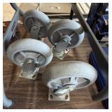 4 Large Caster Wheels